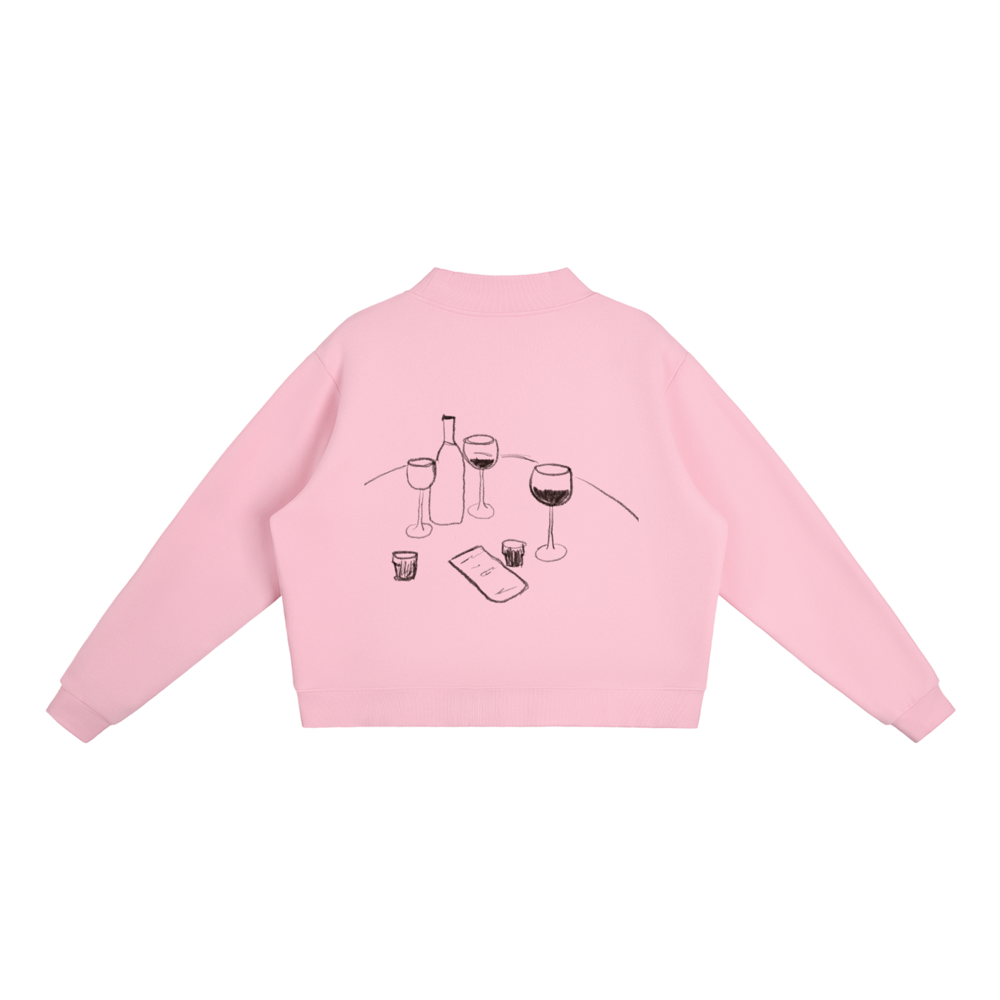 girls night mock-neck