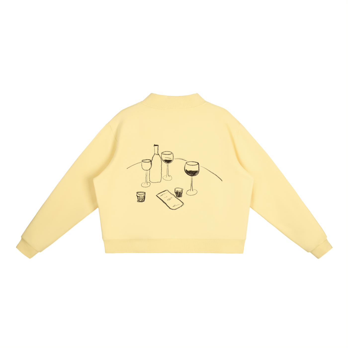 girls night mock-neck