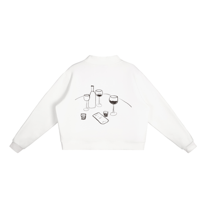 girls night mock-neck