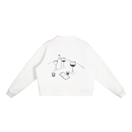 girls night mock-neck