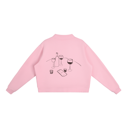 girls night mock-neck