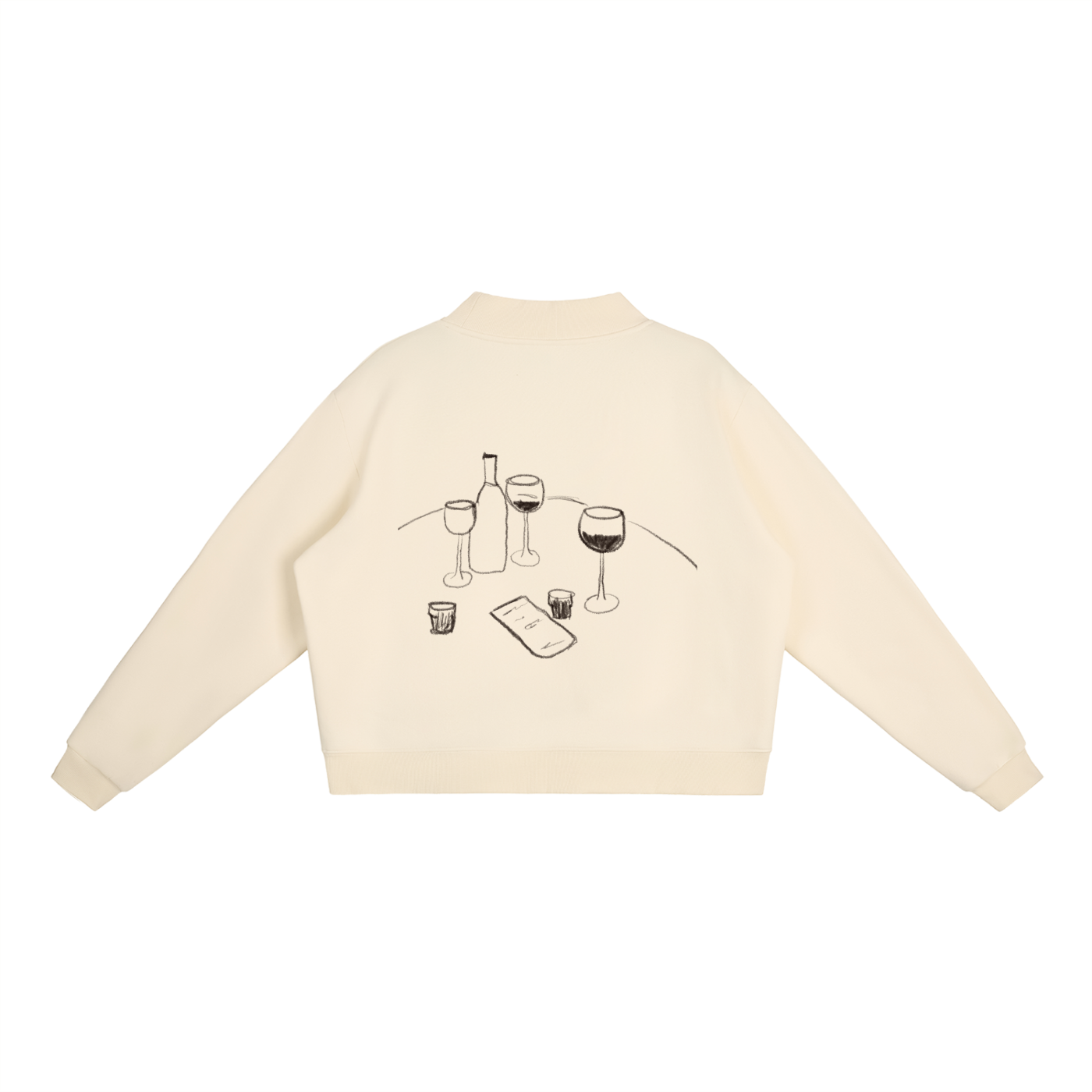 girls night mock-neck