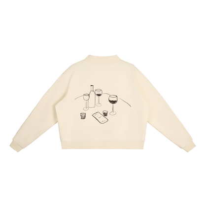 girls night mock-neck